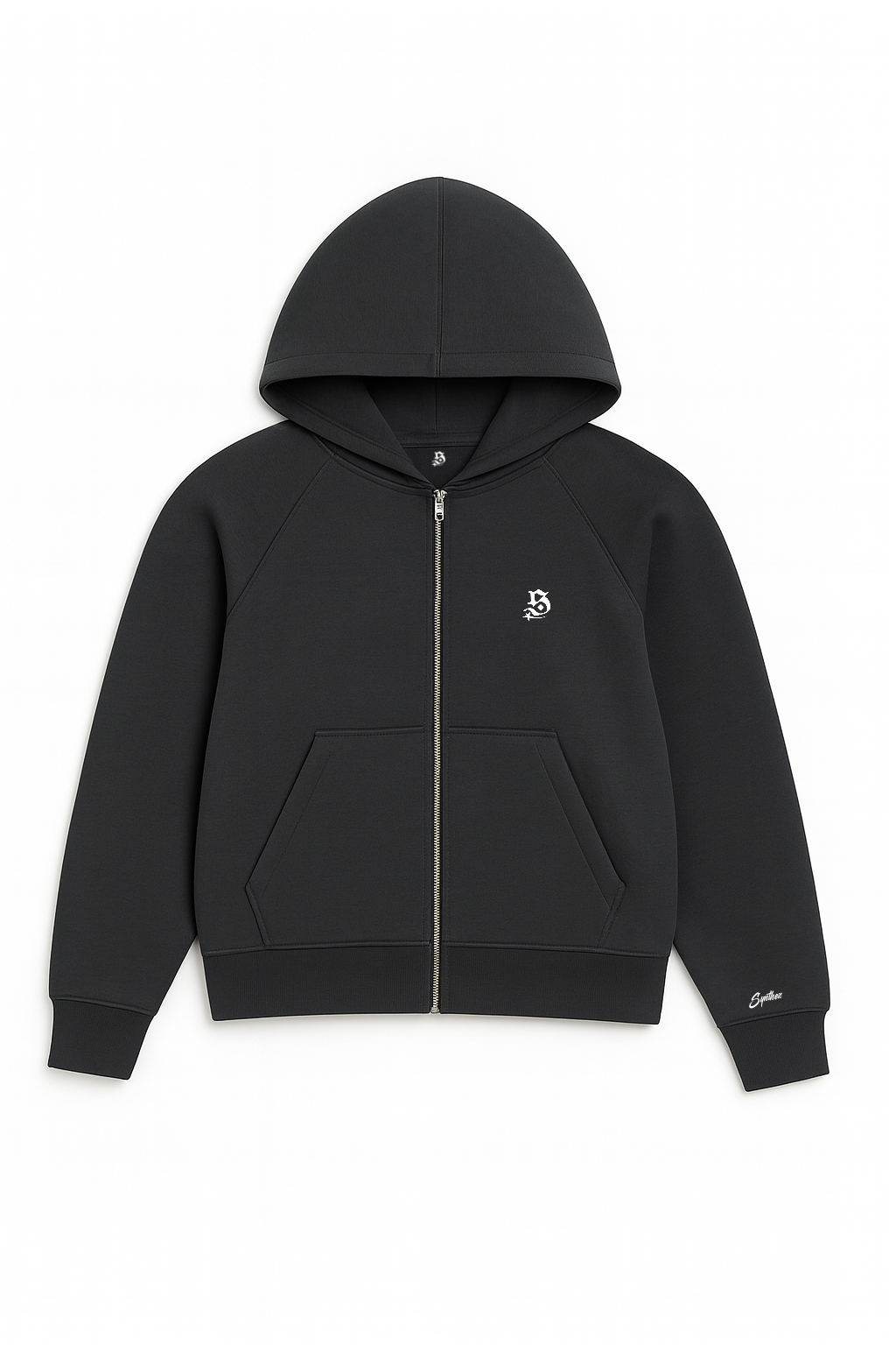 BASIC ZIPPER DARK GREY