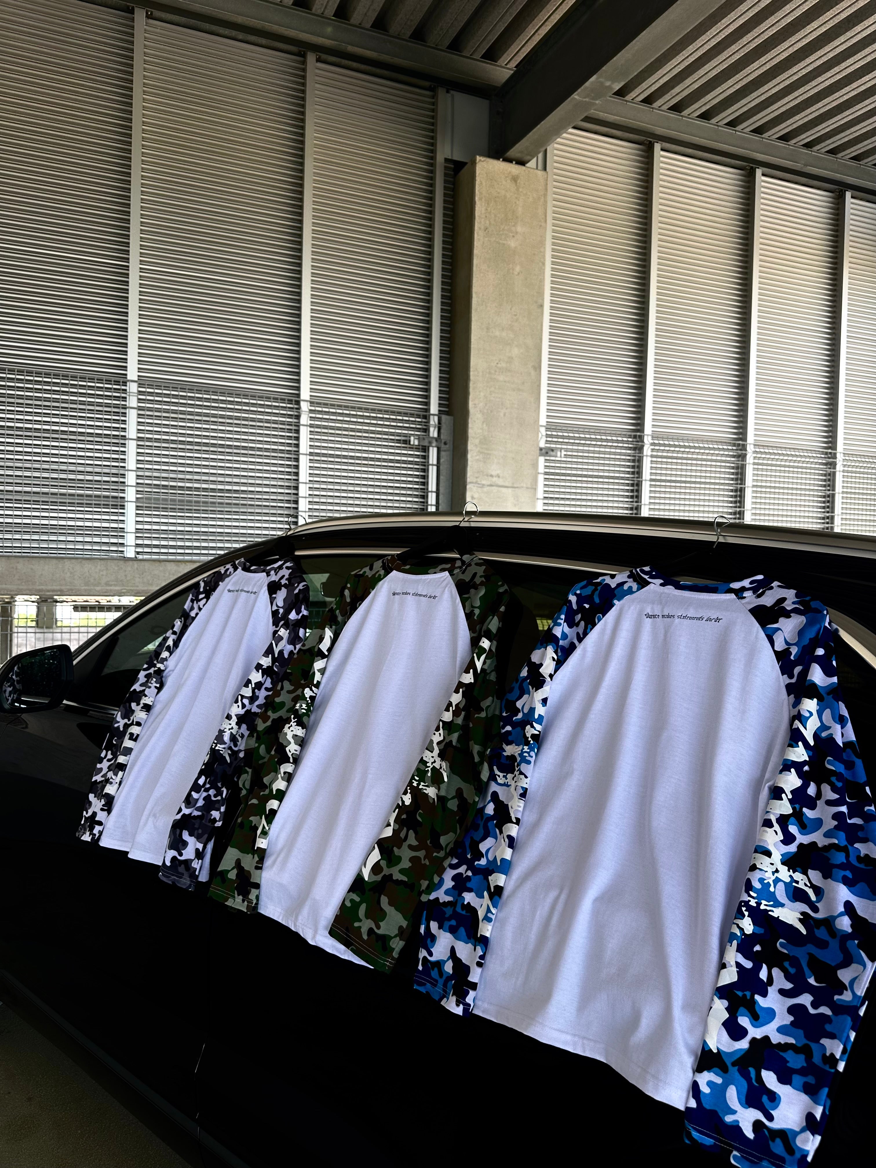 Longsleeve Camouflage blue