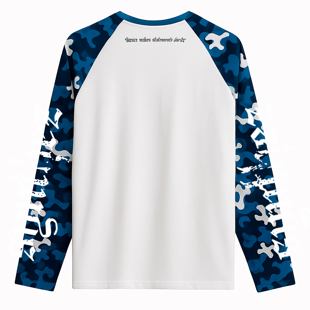 Longsleeve Camouflage blue