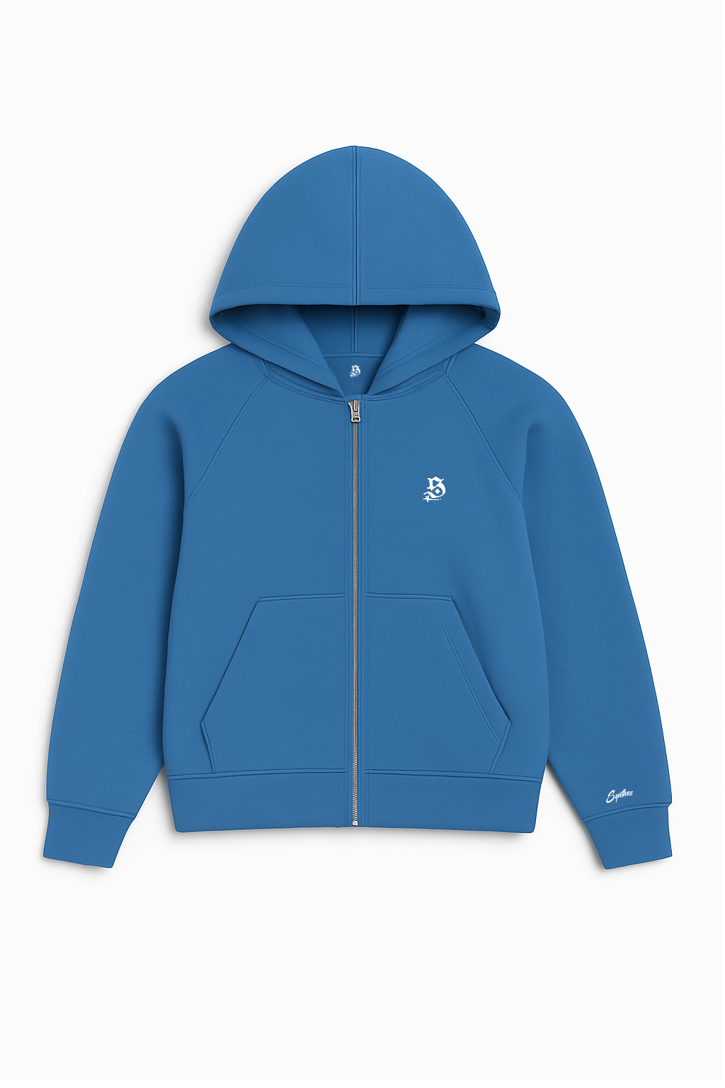 BASIC ZIPPER LIGHT BLUE