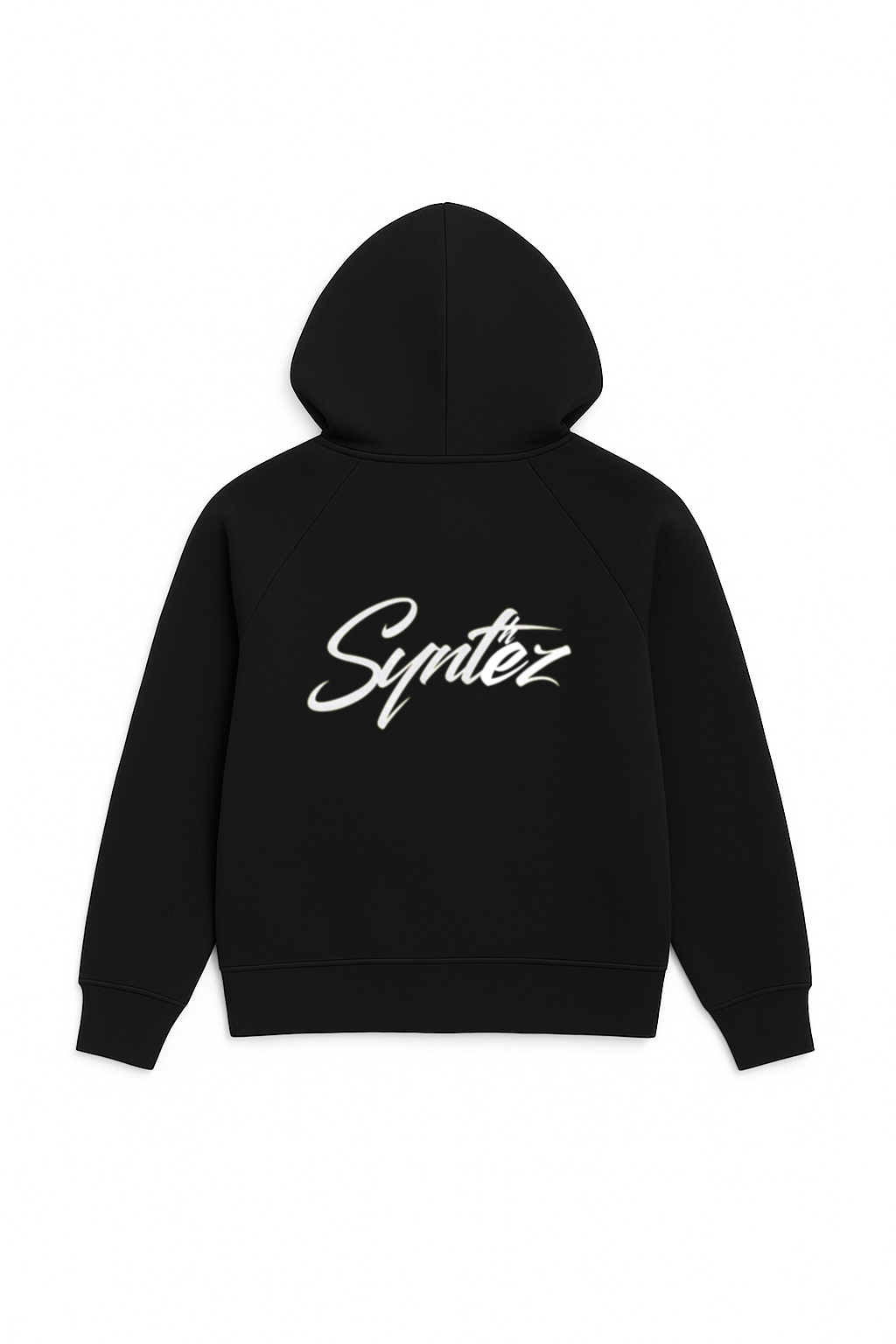 ZIP HOODIE SYNTHEZ RUBBER PATCH BLACK