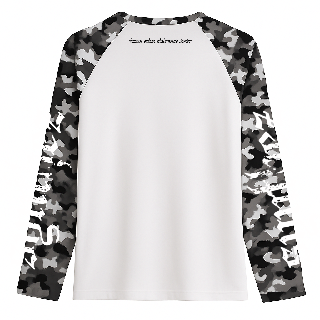 Longsleeve Camouflage black
