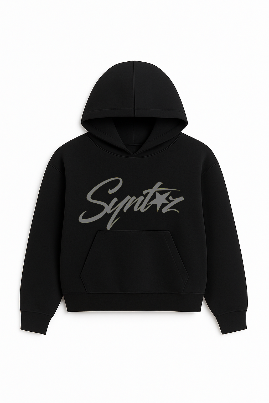 HOODIE SYNTHEZ LOGO BLACK/GREY