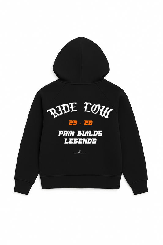 RIDE LOW ZIPPER BLACK