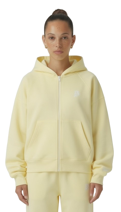 basic zipper beige gelb für Frauen