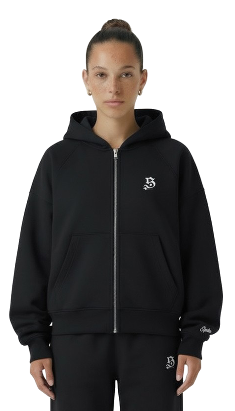 schwarzer basic Tracksuit für Frauen