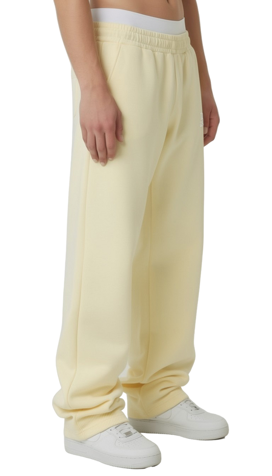 Jogger basic beige gelb relaxed fit
