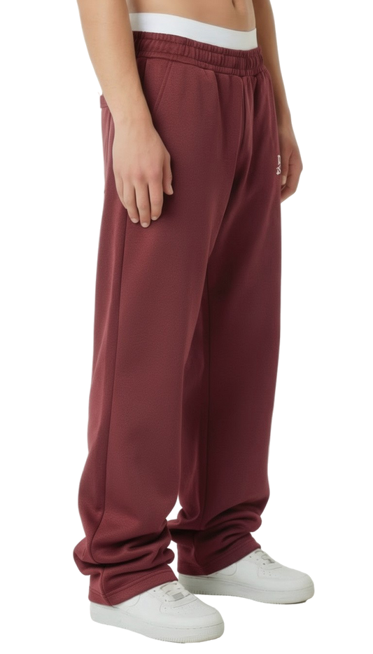 Jogger basic wine red relaxed fit