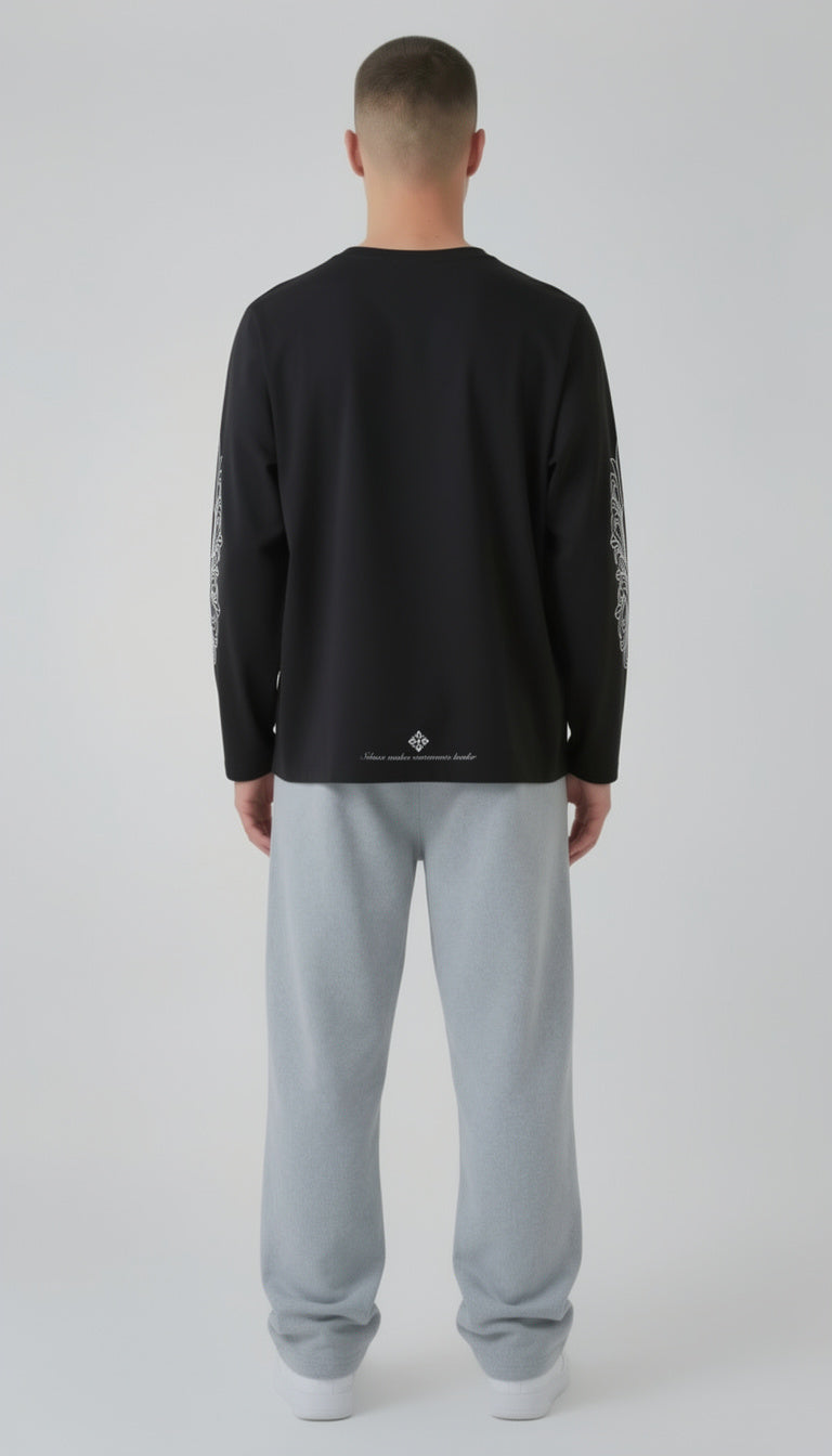 LONGSLEEVE WORLDWIDE BLACK