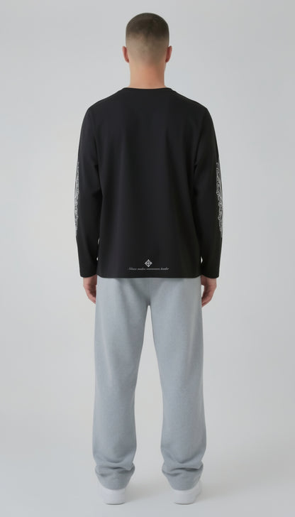 LONGSLEEVE WORLDWIDE BLACK