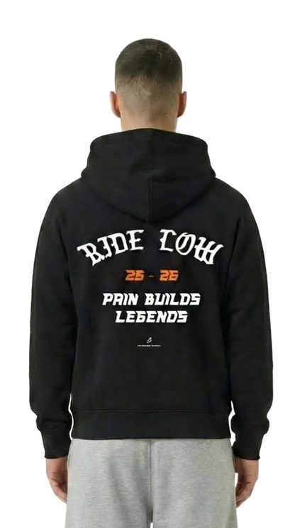 RIDE LOW ZIPPER BLACK