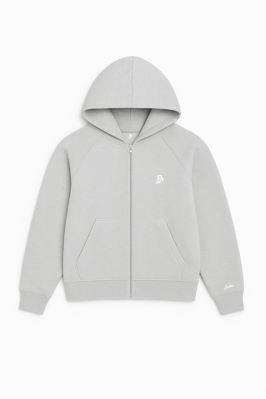 BASIC ZIPPER GREY
