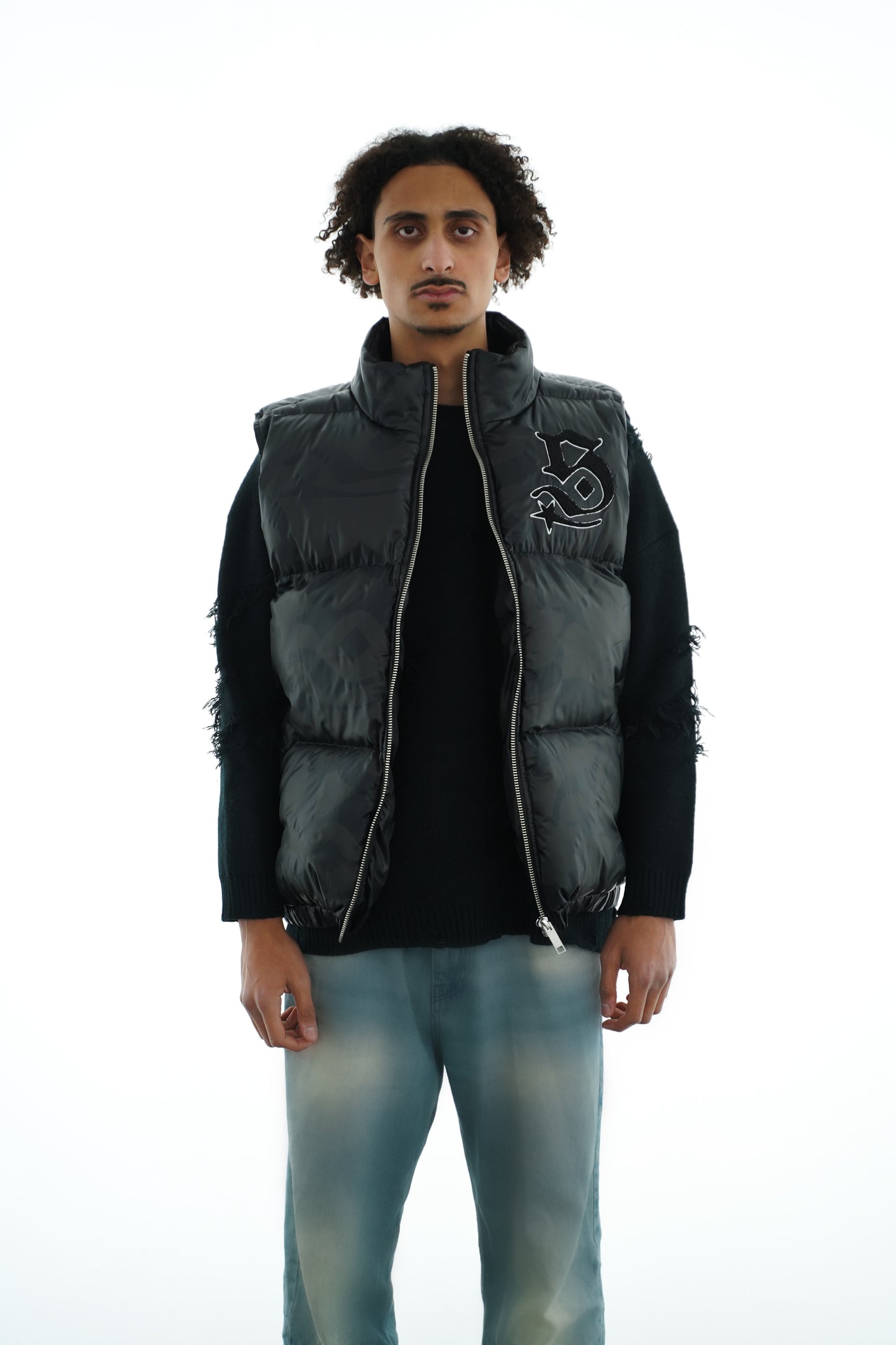 PUFFER VEST BLACK