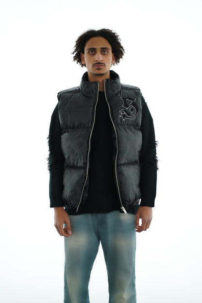 PUFFER VEST BLACK