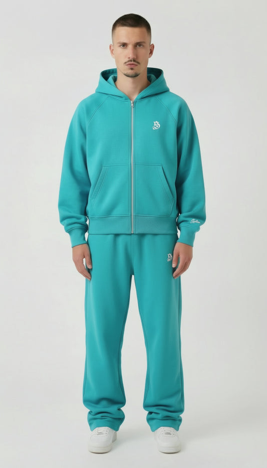 BASIC ZIPPER TIFFANY BLUE