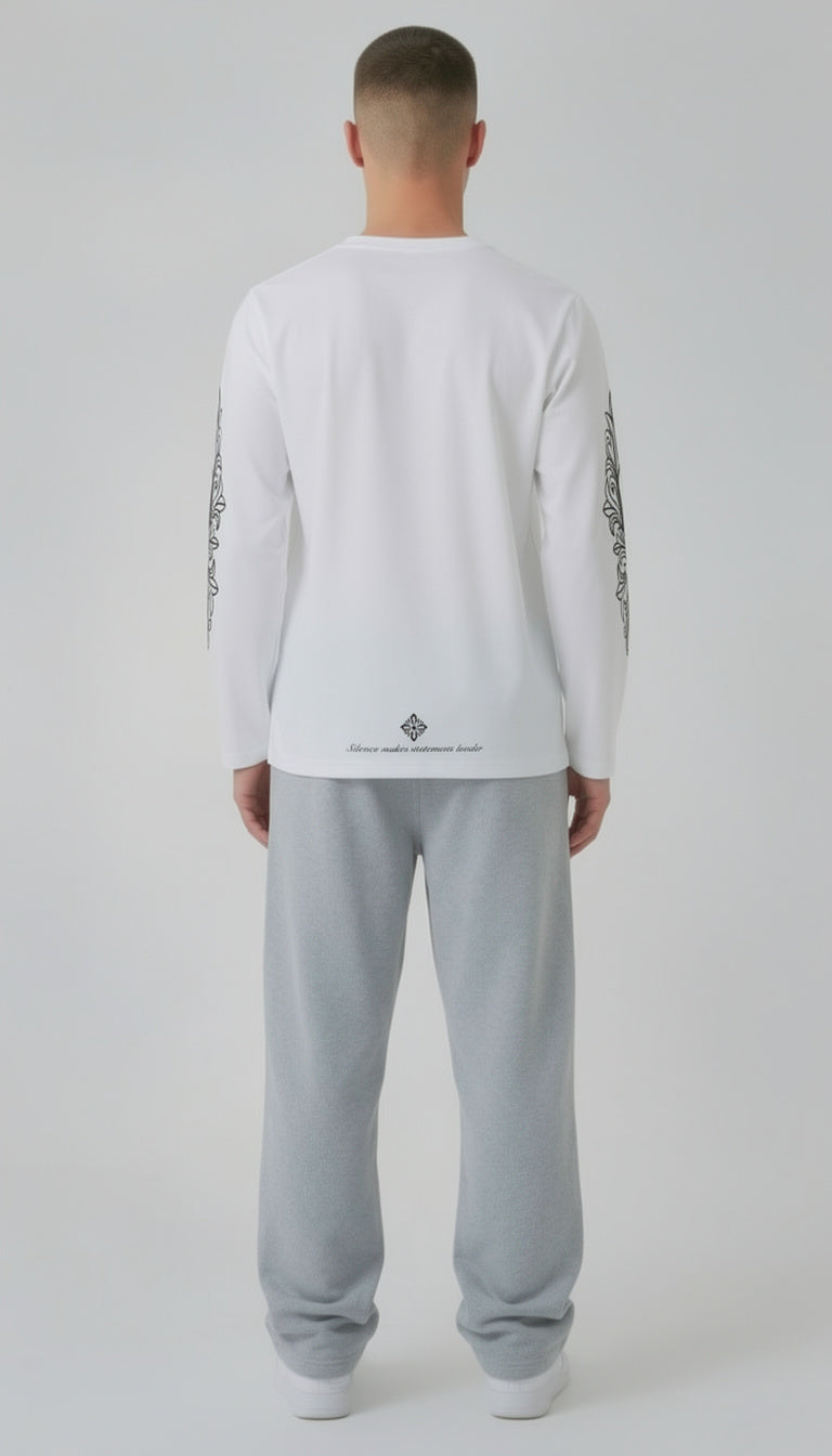 LONGSLEEVE WORLDWIDE WHITE