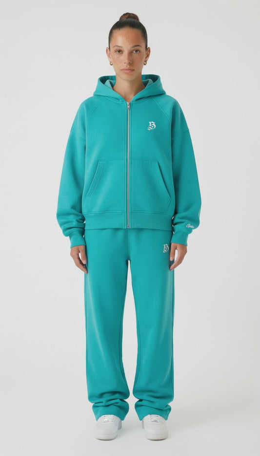 BASIC ZIPPER TIFFANY BLUE