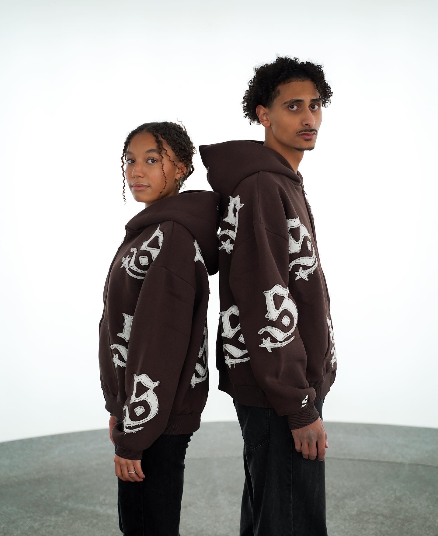 PATCH ZIPPER BROWN