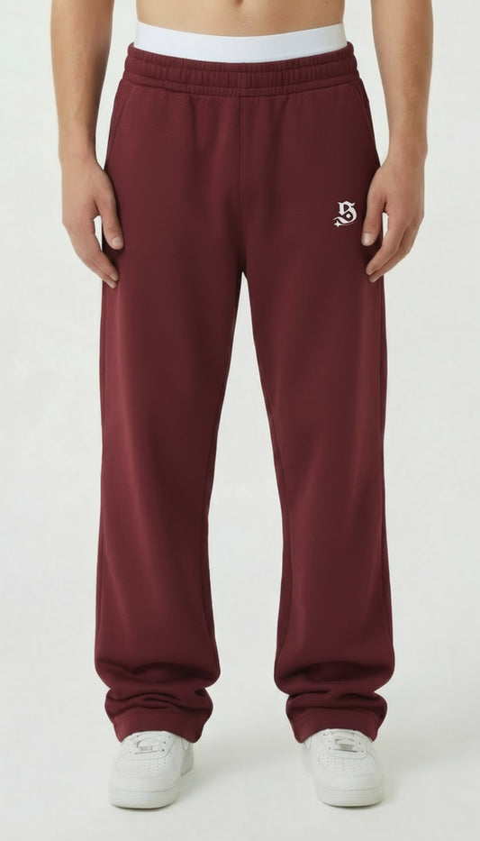 BASIC JOGGER WINE RED