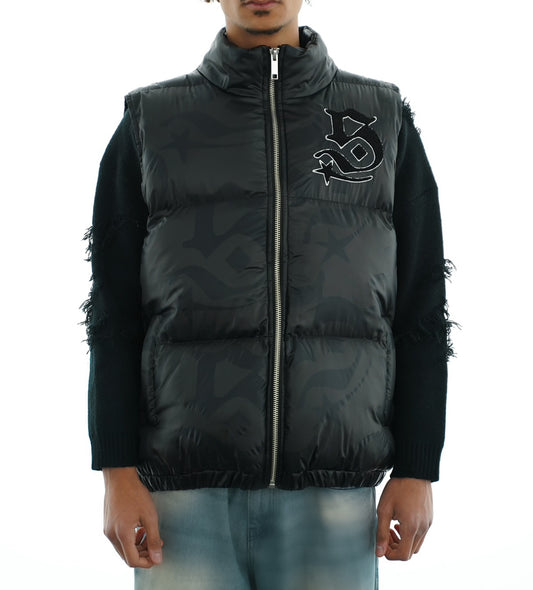 PUFFER VEST BLACK