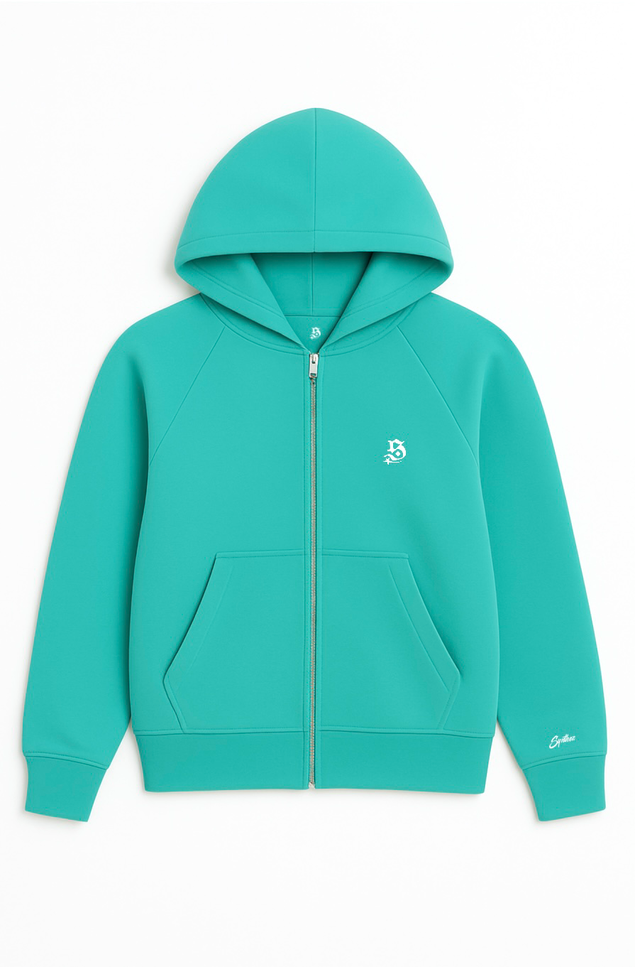 BASIC ZIPPER TIFFANY BLUE