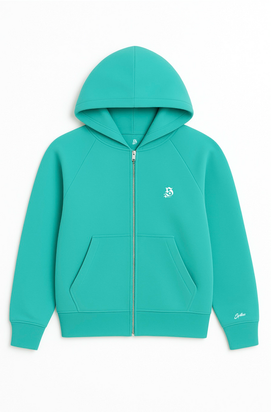 BASIC ZIPPER TIFFANY BLUE