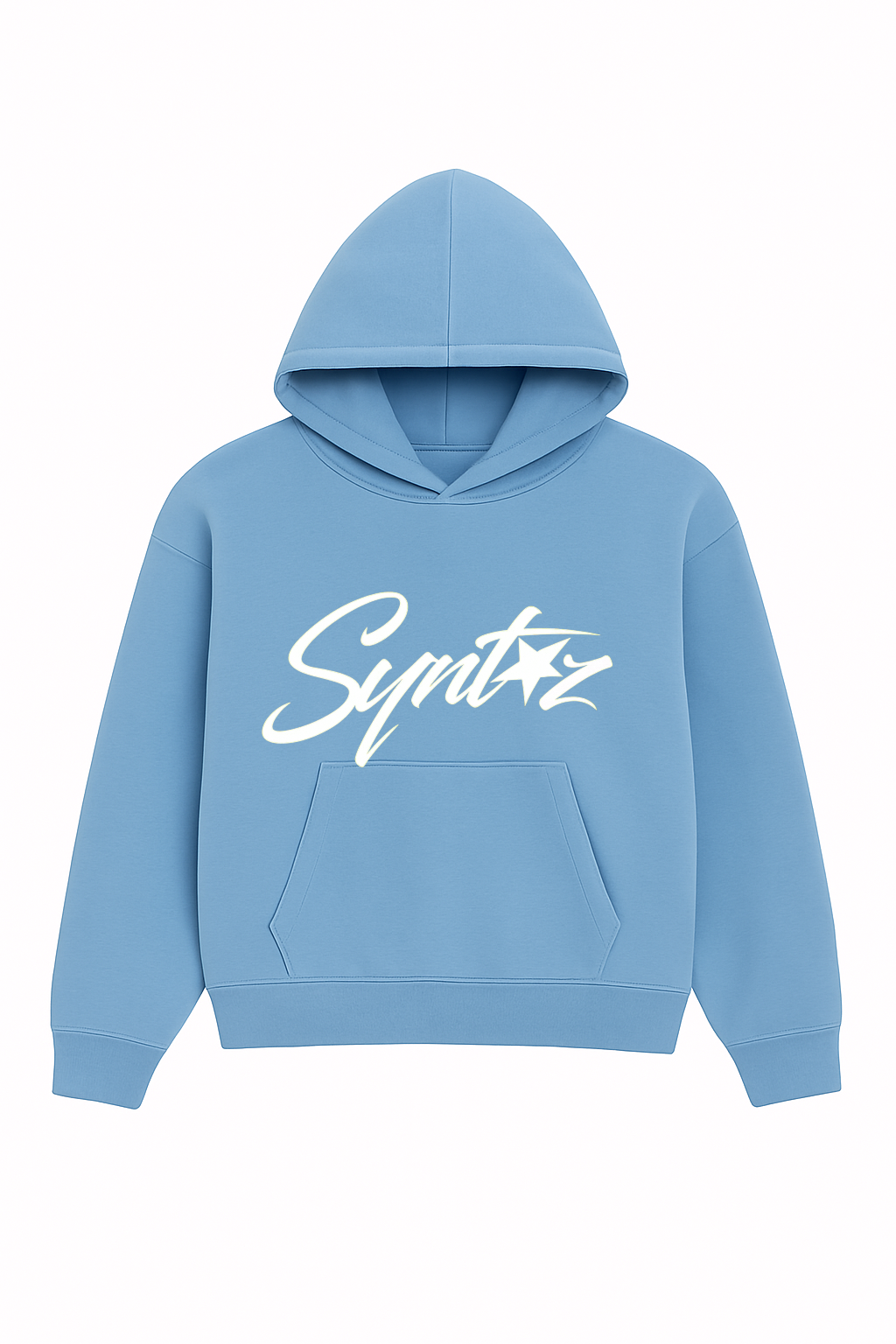 HOODIE SYNTHEZ LOGO BLUE/WHITE