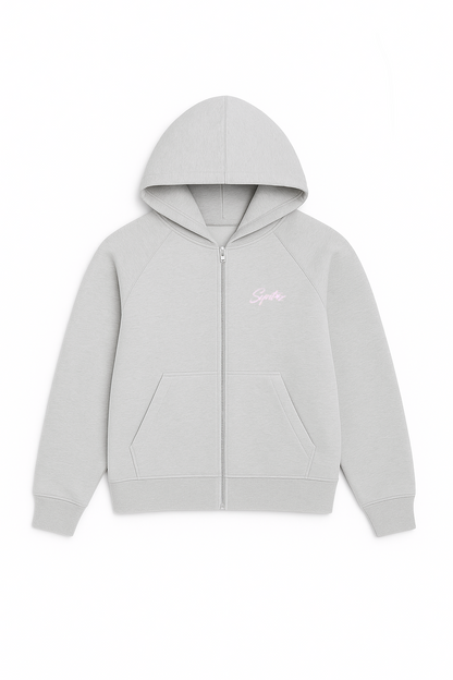 ZIPPER GREY/PINK
