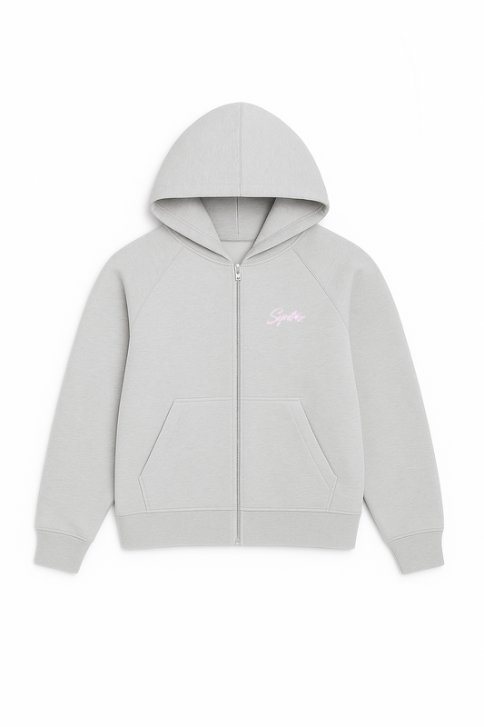 ZIPPER GREY/PINK