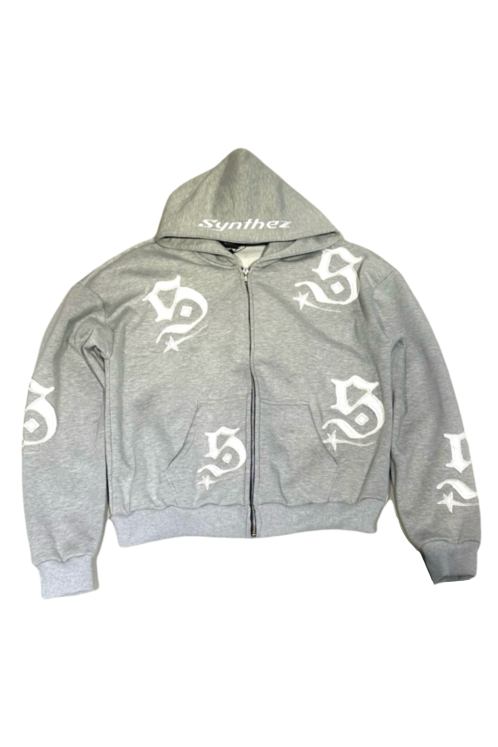 PATCH ZIPPER GREY