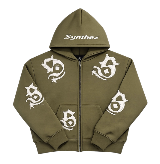 PATCH ZIPPER KHAKI