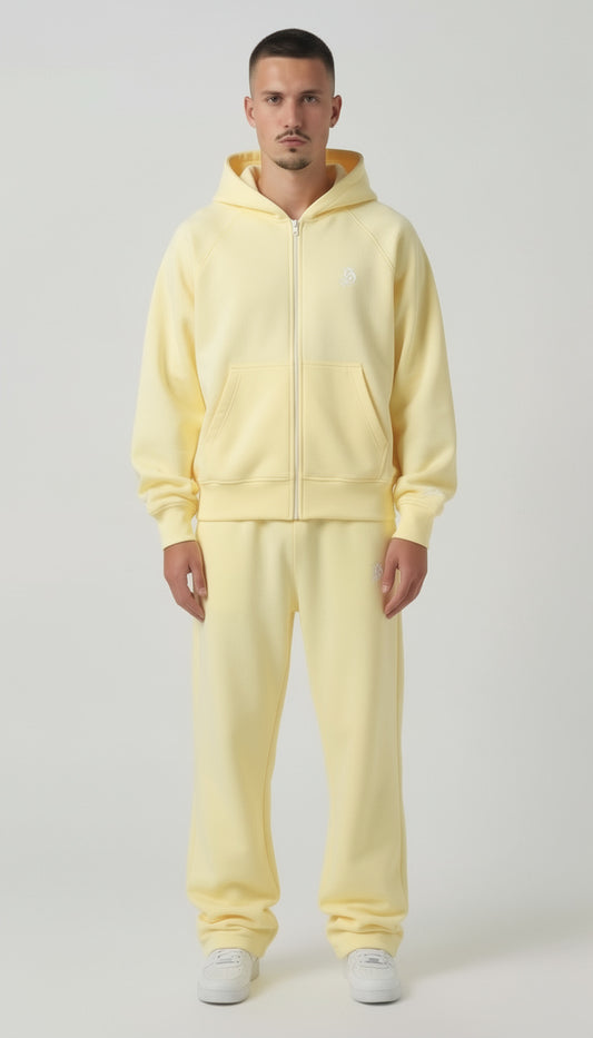 Tracksuit basic beige gelb für Männer