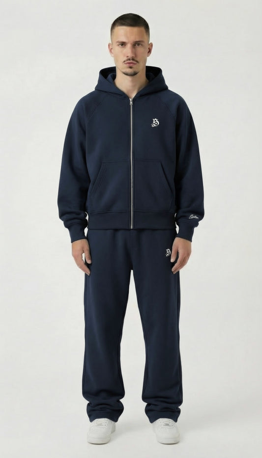 Tracksuit basic navy blue für Männer