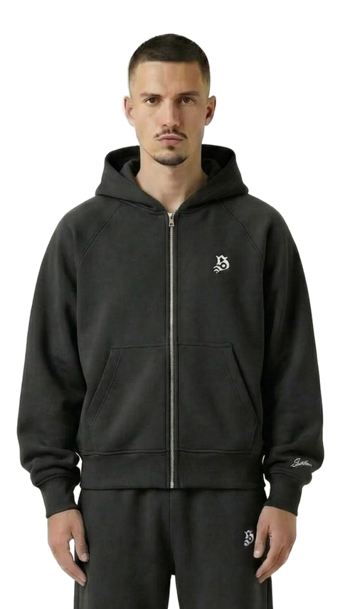 Tracksuit basic dunkelgrau für Männer