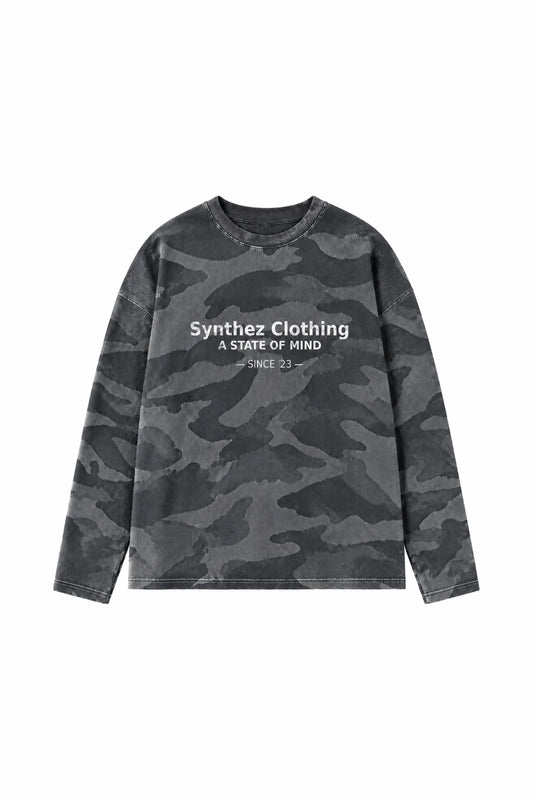 Longsleeve Camouflage SOM Black