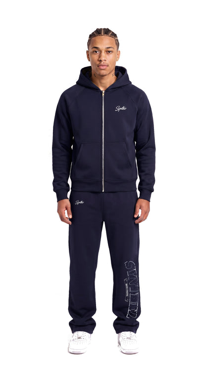 Chrome Tracksuit Navy Blue komplett, vorne