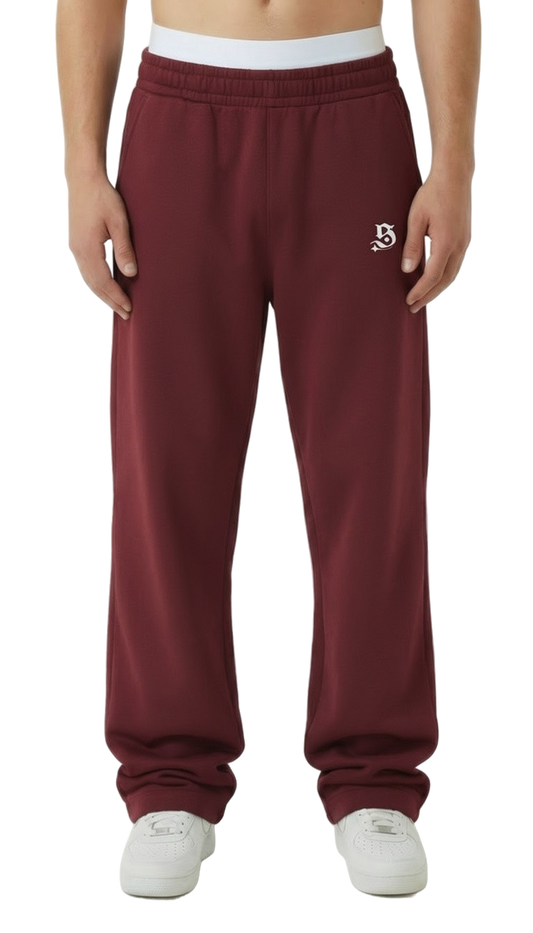 Jogger wine red streetwear basic